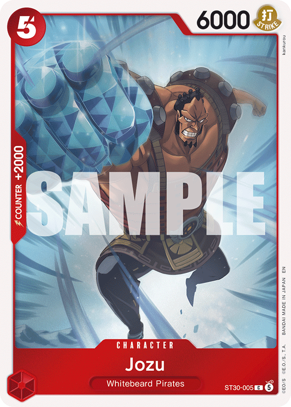 Jozu [Alternate Art] JP ST30-005 One Piece Card Game