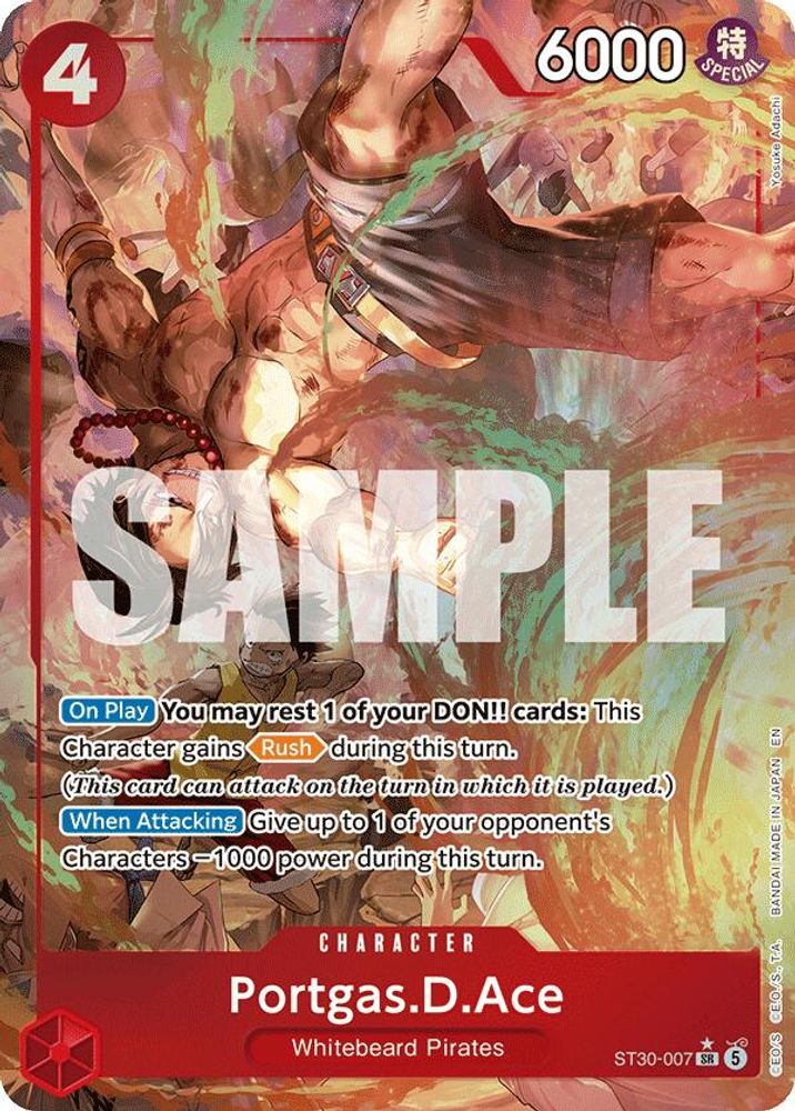 Portgas.D.Ace [Alternate Art] ST30-007 One Piece Card Game
