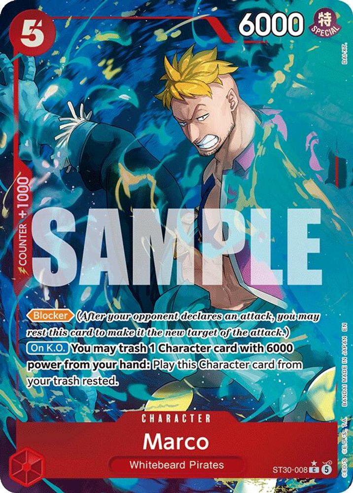 Marco [Full Art] ST30-008 One Piece Card Game