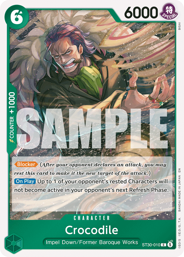 Crocodile ST30-010 One Piece Card Game