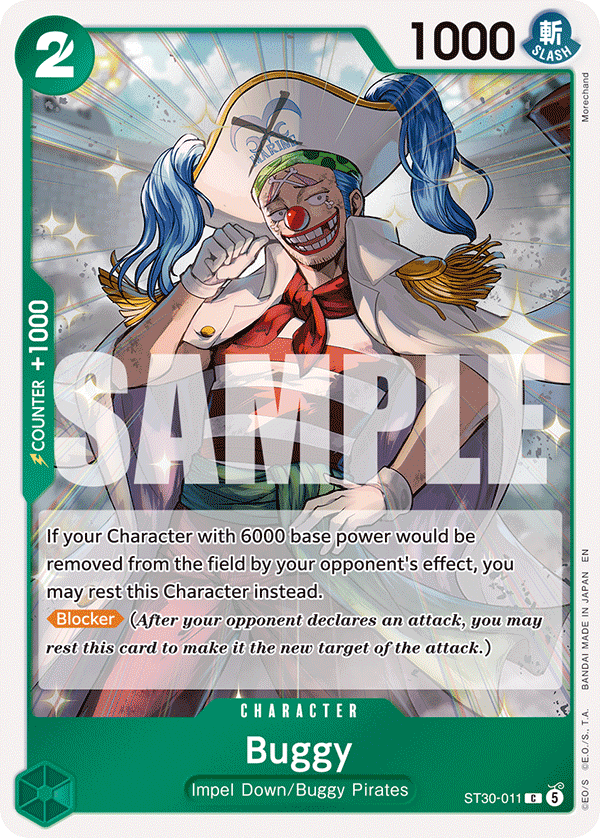 Buggy ST30-011 One Piece Card Game
