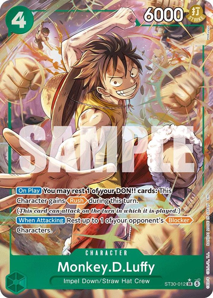 Monkey.D.Luffy [Alternate Art] ST30-012 One Piece Card Game