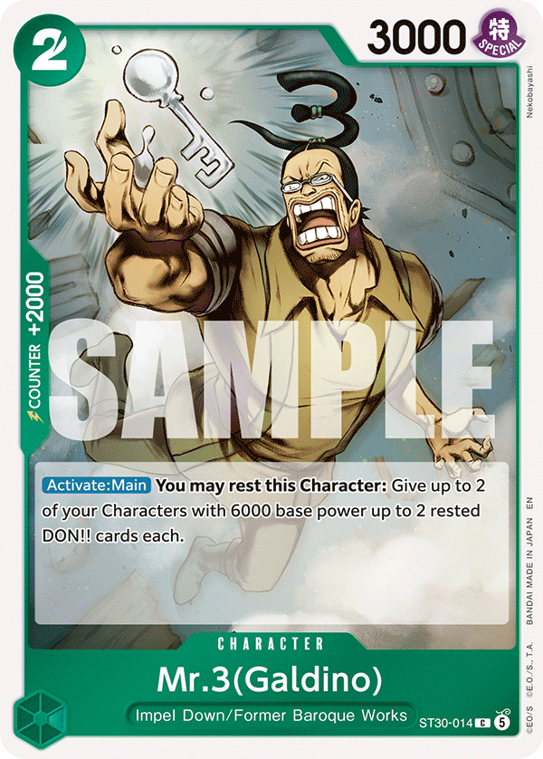 Mr.3(Galdino) [JP] ST30-014 One Piece Card Game