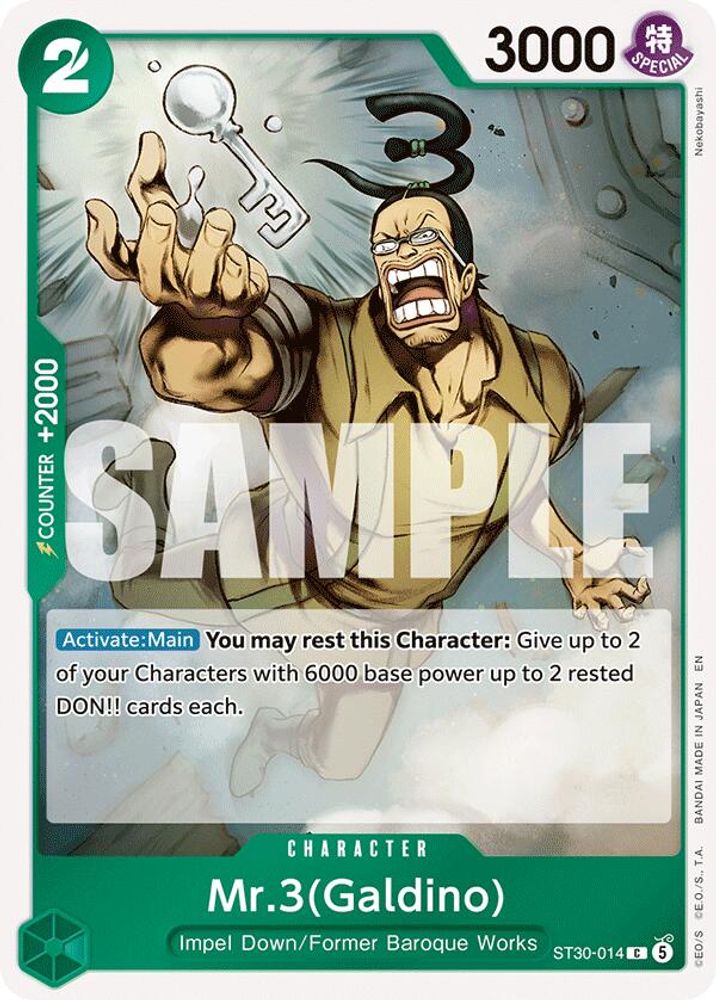 Mr.3(Galdino) [Galdino] ST30-014 One Piece Card Game