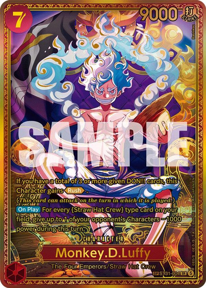 Monkey.D.Luffy [SP] ST31-004 One Piece Card Game