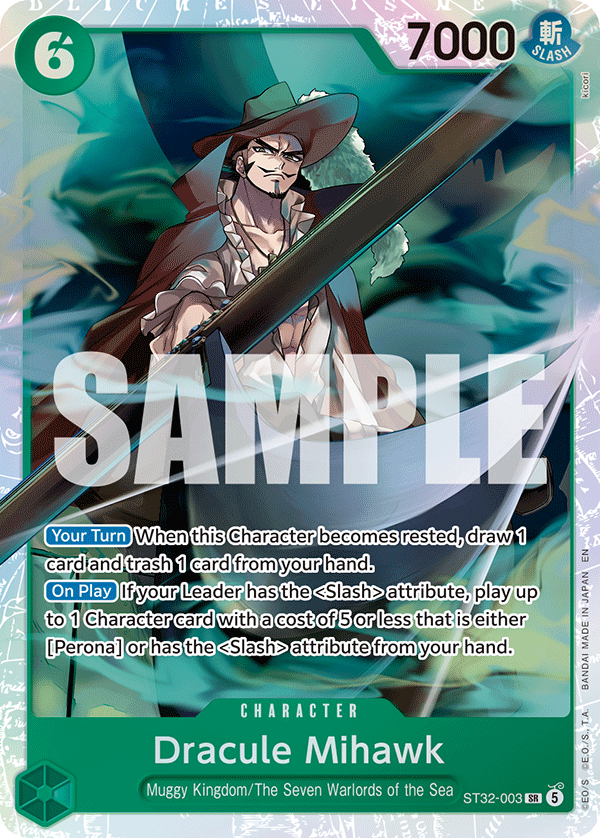 Dracule Mihawk ST32-003 One Piece Card Game