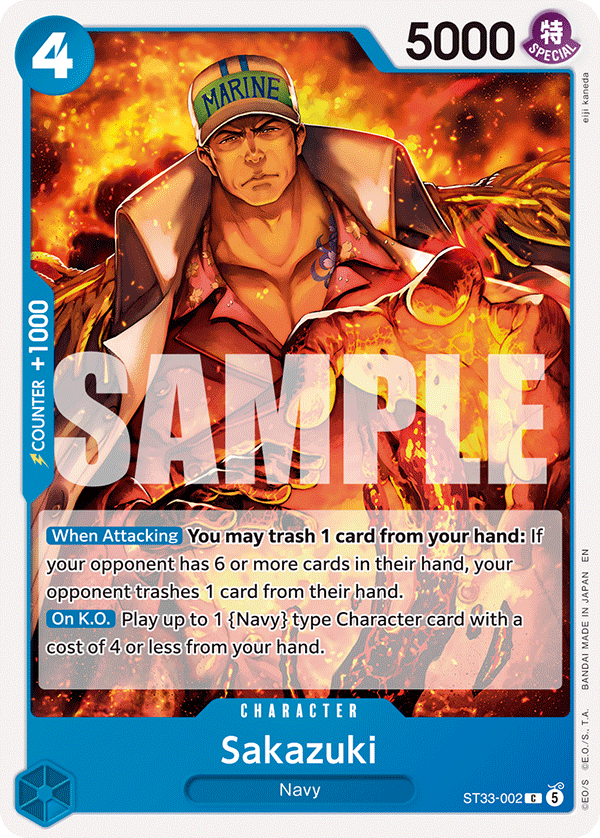 Sakazuki ST33-002 One Piece Card Game