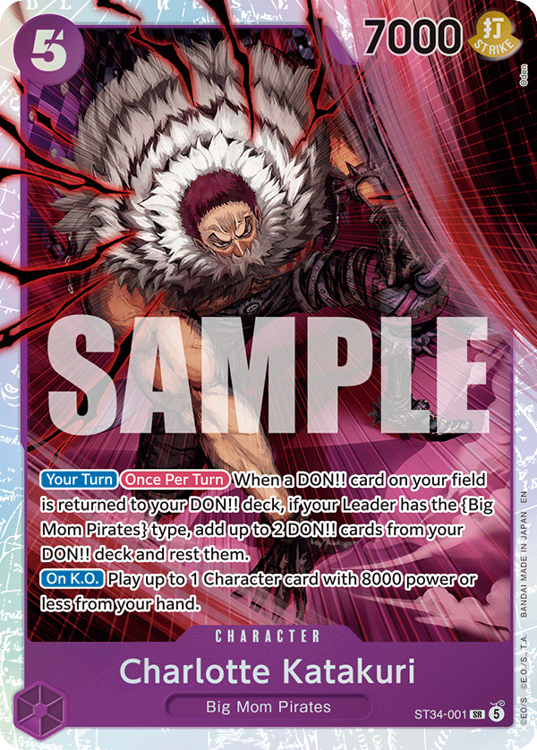 Charlotte Katakuri ST34-001 One Piece Card Game