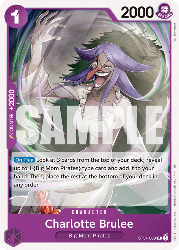 Charlotte Brulee ST34-003 One Piece Card Game