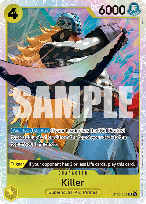 Killer ST36-002 One Piece Card Game