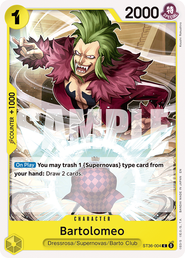 Bartolomeo ST36-004 One Piece Card Game